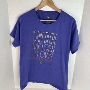 John Deere Women’s Graphic T Shirt, 2XL, Purple, Short Sleeve